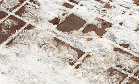 stone block pavingの写真素材