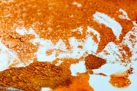 abstract wallpaper, texture, background of close-up fragment of oil painting on canvas with brush strokes.の写真素材