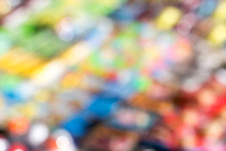 blurred background Christmas lightの写真素材