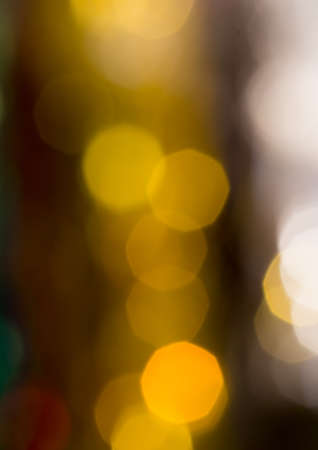 blurred background Christmas lightの写真素材