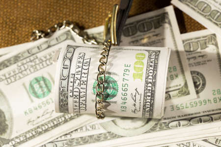 hundred dollar chainの写真素材