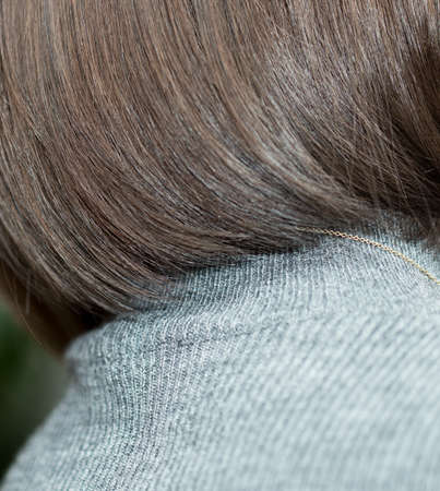 background of women's hairの写真素材