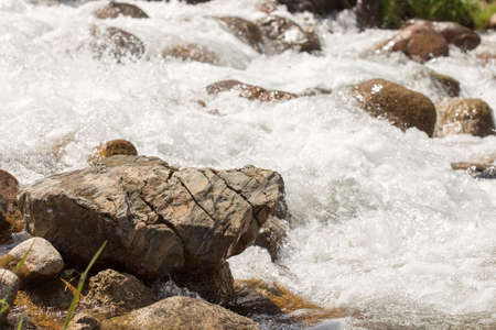 River in the mountainsの写真素材