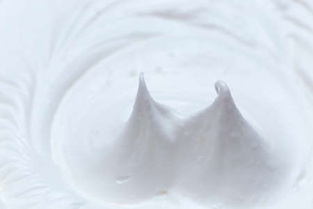 background whipped whites with sugarの写真素材