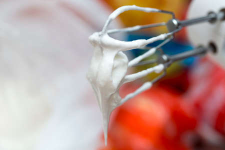 Whipped proteins with sugarの写真素材