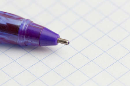 notebook and penの写真素材