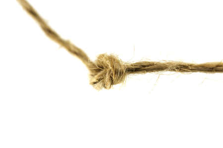 rope on a white background