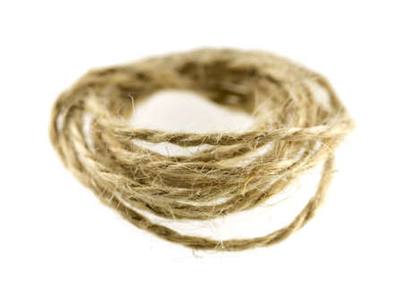 rope on a white background