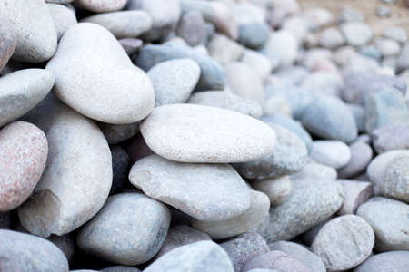 closeup of a pile of pebbles