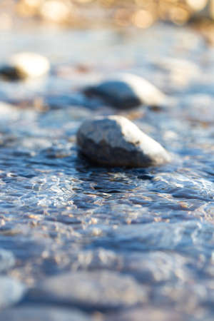 river with stonesの写真素材