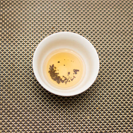 in the morning, breakfast on the tableの写真素材