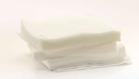 white paper napkin on white