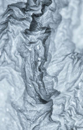 Wrinkled kraft paper. It is used for background and texture.の写真素材