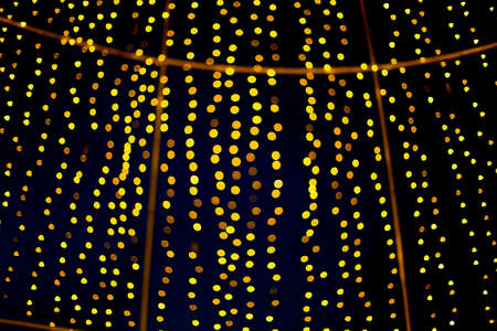 bokeh night lightsの写真素材