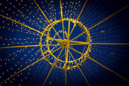 bokeh night lightsの写真素材