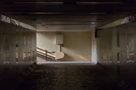 dark underground passage