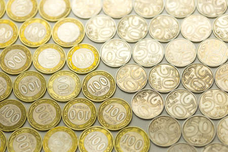 Tenge - national coins of Kazakhstan, gold coins