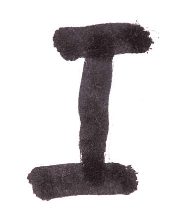 I love you beautiful letter, text black on white backgroundの写真素材