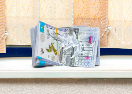 Money Kazakhstan Tenge. international Businessの写真素材