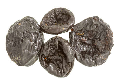 Prunes on white backgroundの写真素材