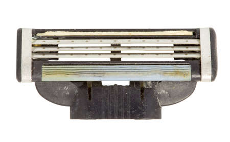 razor cassette isolated on white background