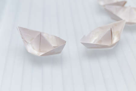 paper boat on water