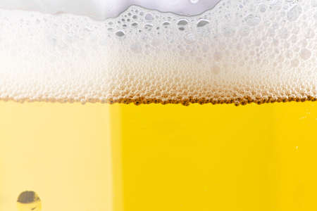 beer in close-up shotの写真素材