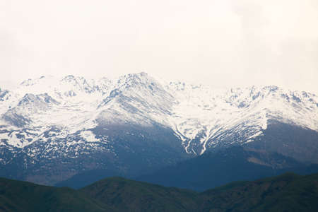 mountains from afarの写真素材