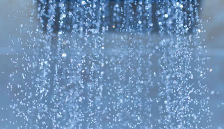 shower in the bathroom close up