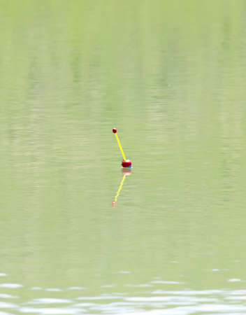 fishing float on the waterの写真素材