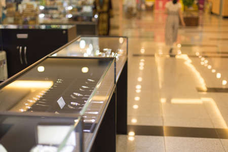 modern silver shopの写真素材