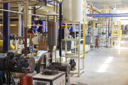 machine tools at the paper mill