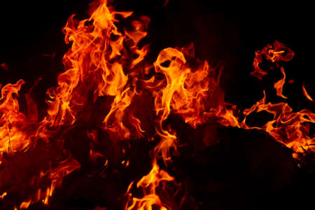 blaze fire flame texture backgroundの写真素材