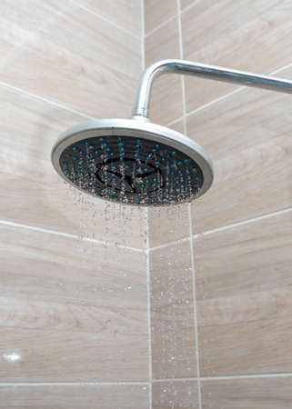 shower on the bathroomの写真素材