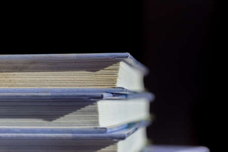 The books on the table