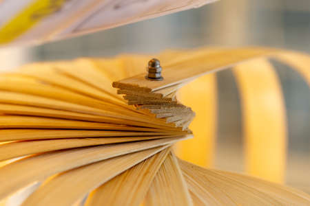 wood lamp, macroの写真素材