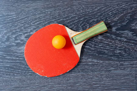 tennis racket table tennisの写真素材