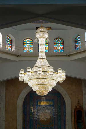 chandelier on the ceilingのeditorial素材