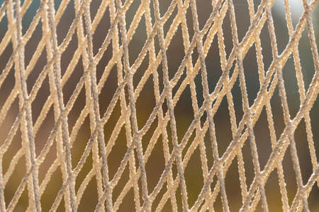 Textured fishing net background