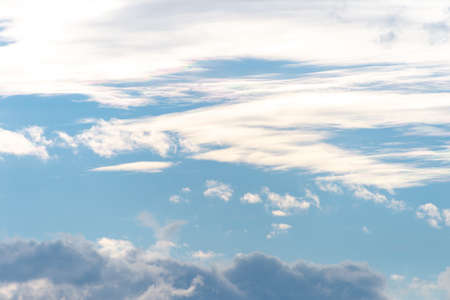 beautiful cloud in the blue sky