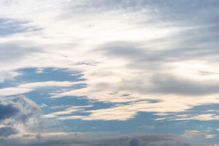 beautiful cloud in the blue sky
