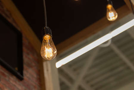 Luxury beautiful retro edison light lamp decor