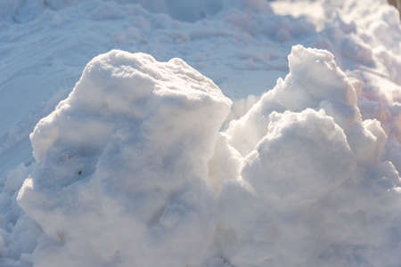 background of fresh snow texture