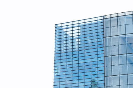 New block of modern glass apartments or officeの写真素材