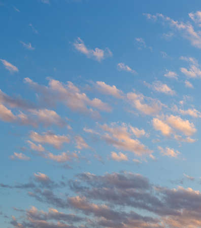 clouds in the sky during sunsetの写真素材