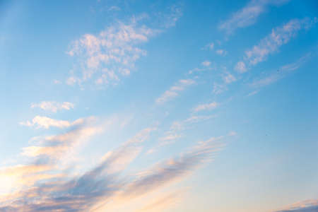 clouds in the sky during sunsetの写真素材