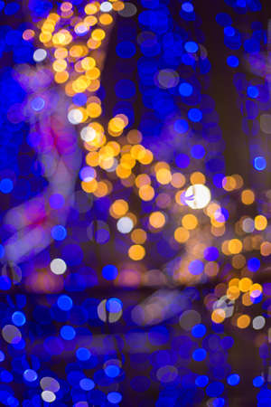 bluish black. Bokeh abstract light backgroundの写真素材