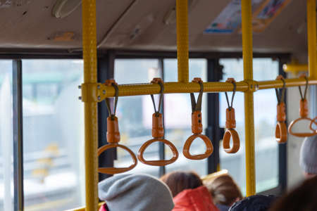 bus with people people go to work