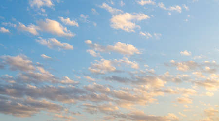 clouds in the sky during sunsetの写真素材