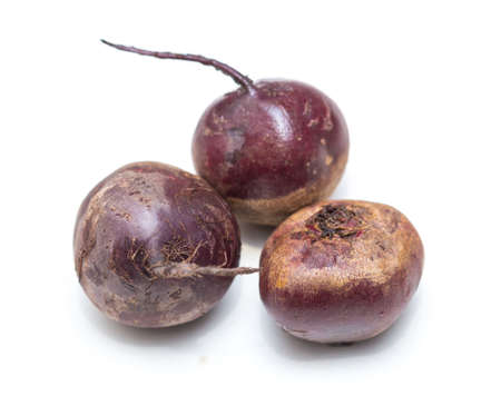 beets on white backgroundの写真素材
